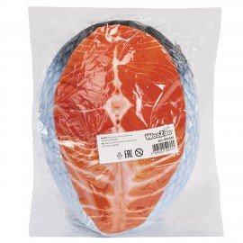 Игрушка мягкая "СТЕЙК ЛОСОСЯ", ткань Вельбоа, 32х22 см, WOOZOO (ВУЗУ), 666981