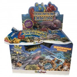 Фигурка-антистресс тянучка "Повелители экватора", ассорти 12 видов, дисплей, Sbabam,