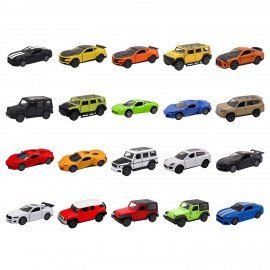 Машинка металлическая инерционная, открывающиеся двери, 1:32,  ассорти 20 видов, Funky Toys, FT1101