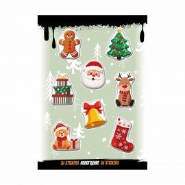 Наклейки объемные эпоксидные на телефон "Страшный зайка", АССОРТИ, NALEPKING