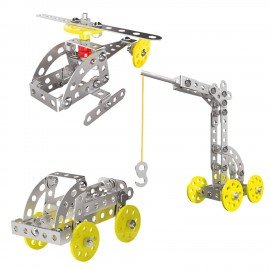 Конструктор металлический "Техника 5в1" с подвижными деталями, 108 элементов, BAMBOX, 667030