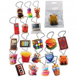 Брелок - подвеска импульс АССОРТИ акрил, 4-6 см, ассорти 20 видов, FUNSTER (ФАНСТЕР),, 667039