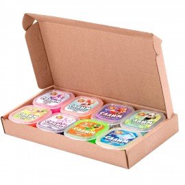 Слайм, НАБОР 8 видов, 50 г, JOLLY JOT (ДЖОЛЛИ ДЖОТ), 667318
