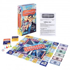 Игра детская настольная "Миллионер. New", DREAM MAKERS-BOARD GAMES