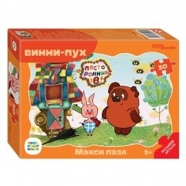 Пазл картонный 30 элементов, "МАКСИ-ПАЗЛЫ", АССОРТИ, поле 27 х18 см