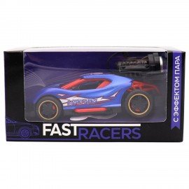 Машинка металлическая СВЕТ, ЗВУК, ПАР, 14 см, АССОРТИ, Funky Toys