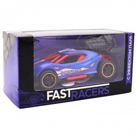 Машинка металлическая СВЕТ, ЗВУК, ПАР, 14 см, АССОРТИ, Funky Toys