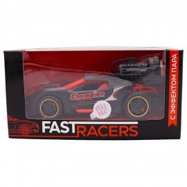 Машинка металлическая СВЕТ, ЗВУК, ПАР, 14 см, АССОРТИ, Funky Toys