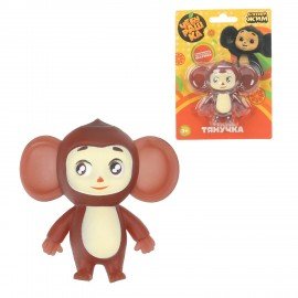 Игрушка-антистресс, тянучка ЧЕБУРАШКА наполнение шарики, блистер СУПЕРЖИМ