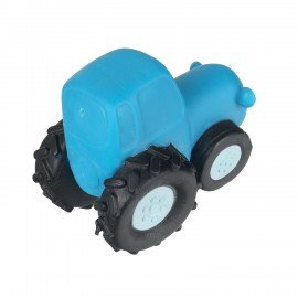 Игрушка-антистресс, тянучка СИНИЙ ТРАКТОР 8 см,наполнение песок, СУПЕРЖИМ