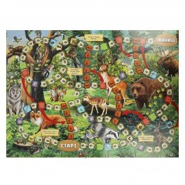 Игра - ходилка настольная, ЛИЦЕНЗИОННЫЕ СЮЖЕТЫ, ассорти, 217х330х27мм, УМНЫЕ ИГРЫ