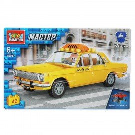 Конструктор пластиковый АВТОМОБИЛИ, 28 - 42 детали, ГОРОД МАСТЕРОВ
