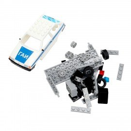 Конструктор пластиковый АВТОМОБИЛИ, 28 - 42 детали, ГОРОД МАСТЕРОВ