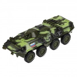 Машина металлическая коллекционная ВОЕННАЯ ТЕХНИКА ассорти, длина 12-15 см, инерционная, ТЕХНОПАРК