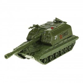 Машина металлическая коллекционная ВОЕННАЯ ТЕХНИКА ассорти, длина 12-15 см, инерционная, ТЕХНОПАРК