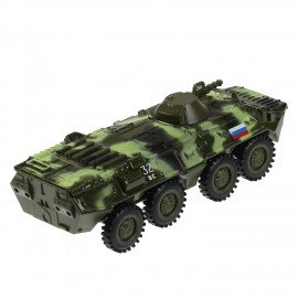 Машина металлическая коллекционная ВОЕННАЯ ТЕХНИКА ассорти, длина 12-15 см, инерционная, ТЕХНОПАРК