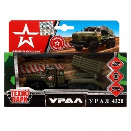 Машина металлическая коллекционная ВОЕННАЯ ТЕХНИКА ассорти, длина 12-15 см, инерционная, ТЕХНОПАРК