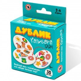 Игра настольная ДУБЛИК, 30 карточек, АССОРТИ, Русский стиль
