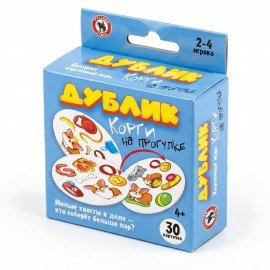 Игра настольная ДУБЛИК, 30 карточек, АССОРТИ, Русский стиль