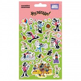 Наклейки объемные 11х20 см, СОЮЗМУЛЬТФИЛЬМ, АССОРТИ