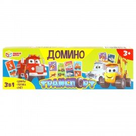 Игра настольная ДОМИНО, 175х55х18 мм, АССОРТИ, УМНЫЕ ИГРЫ