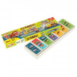 Игра настольная ДОМИНО, 175х55х18 мм, АССОРТИ, УМНЫЕ ИГРЫ