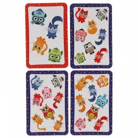 Игра настольная карточная Котики и совы 80 карточек, 138х170х40мм, УМНЫЕ ИГРЫ, 29716, 4680107929716