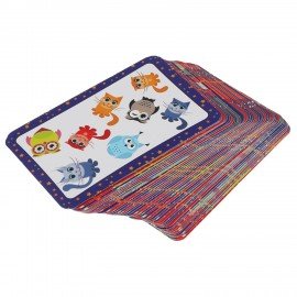 Игра настольная карточная Котики и совы 80 карточек, 138х170х40мм, УМНЫЕ ИГРЫ, 29716, 4680107929716