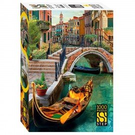 Пазл картонный 1000 элементов, АССОРТИ, поле 59х46 см, STEP PUZZLE