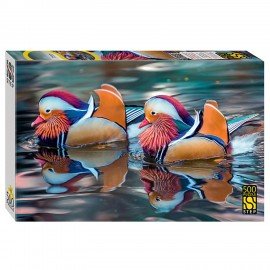 Пазл картонный 500 элементов, АССОРТИ, поле 50х34,5 см, STEP PUZZLE