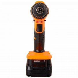 Дрель-шуруповерт безударная АККУМУЛЯТОРНАЯ, с двумя аккумуляторами 2 Ач, 18 В, ВИХРЬ ДА-18Л-2К, 72/14/9