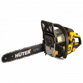 Бензопила HUTER BS-45М, 2300 Вт, 3800 об/мин, длина шины 40 см, объем двигателя 45 см3, 3,1 л.с., 70/6/4