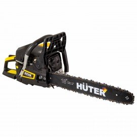 Бензопила HUTER BS-45, 2300 Вт, 3800 об/мин, длина шины 45 см, объем двигателя 45 см3, 3,1 л.с., 70/6/2