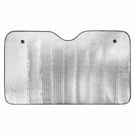 Шторка солнцезащитная 140х70 см для лобового стекла автомобиля, на присосках, DASWERK, 671252