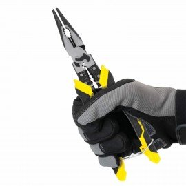 Длинногубцы многофункциональные 12 в 1, 220мм, CR-V - хромванадиевая сталь, ГРАНДМАСТЕР, LNP-220, 671254