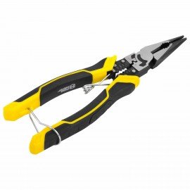 Длинногубцы многофункциональные 12 в 1, 220мм, CR-V - хромванадиевая сталь, ГРАНДМАСТЕР, LNP-220, 671254