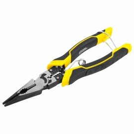 Длинногубцы многофункциональные 12 в 1, 220мм, CR-V - хромванадиевая сталь, ГРАНДМАСТЕР, LNP-220, 671254