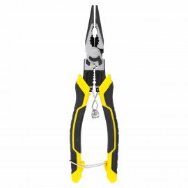 Длинногубцы многофункциональные 12 в 1, 220мм, CR-V - хромванадиевая сталь, ГРАНДМАСТЕР, LNP-220, 671254