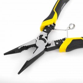 Длинногубцы многофункциональные 12 в 1, 220мм, CR-V - хромванадиевая сталь, ГРАНДМАСТЕР, LNP-220, 671254