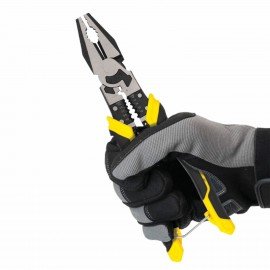 Плоскогубцы многофункциональные 14 в 1, 217мм, CR-V - хромванадиевая сталь, ГРАНДМАСТЕР, PL-217, 671255