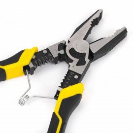 Плоскогубцы многофункциональные 14 в 1, 217мм, CR-V - хромванадиевая сталь, ГРАНДМАСТЕР, PL-217, 671255