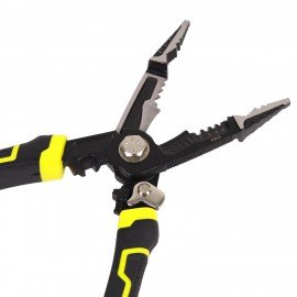 Плоскогубцы многофункциональные 14 в 1, 220мм, CR-V - хромванадиевая сталь, ГРАНДМАСТЕР, PL-220, 671257