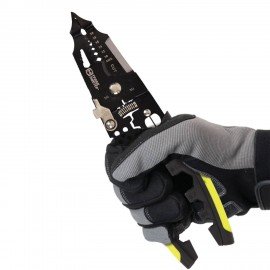 Плоскогубцы многофункциональные 33 в 1, 190мм, марганцевая сталь 65Mn, ГРАНДМАСТЕР, PL-190, 671260