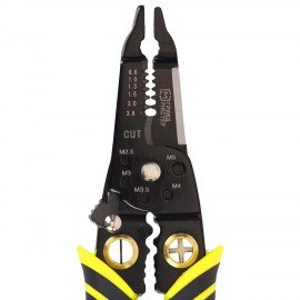 Плоскогубцы многофункциональные 22 в 1, 205 мм, марганцевая сталь 65Mn, ГРАНДМАСТЕР, PL-205, 671261