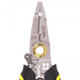 Плоскогубцы многофункциональные 25 в 1, 185 мм, нержавеющая сталь AISI420, ГРАНДМАСТЕР, PL-185, 671262