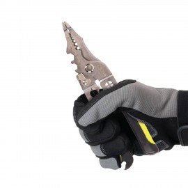 Плоскогубцы многофункциональные 17 в 1, 210 мм, нержавеющая сталь AISI420, ГРАНДМАСТЕР, PL-210, 671263