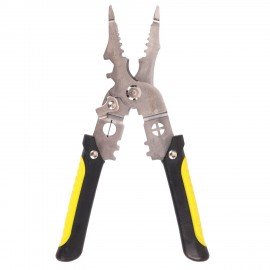 Плоскогубцы многофункциональные 17 в 1, 210 мм, нержавеющая сталь AISI420, ГРАНДМАСТЕР, PL-210, 671263