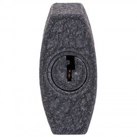 Замок навесной чугунный "Стандарт", ширина 25 мм, английский, 2 ключа, ГРАНДМАСТЕР, 671289