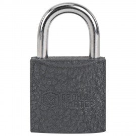 Замок навесной чугунный "Стандарт", ширина 25 мм, английский, 2 ключа, ГРАНДМАСТЕР, 671289