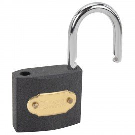Замок навесной чугунный "Стандарт", ширина 38 мм, английский, 3 ключа, ГРАНДМАСТЕР, 671291